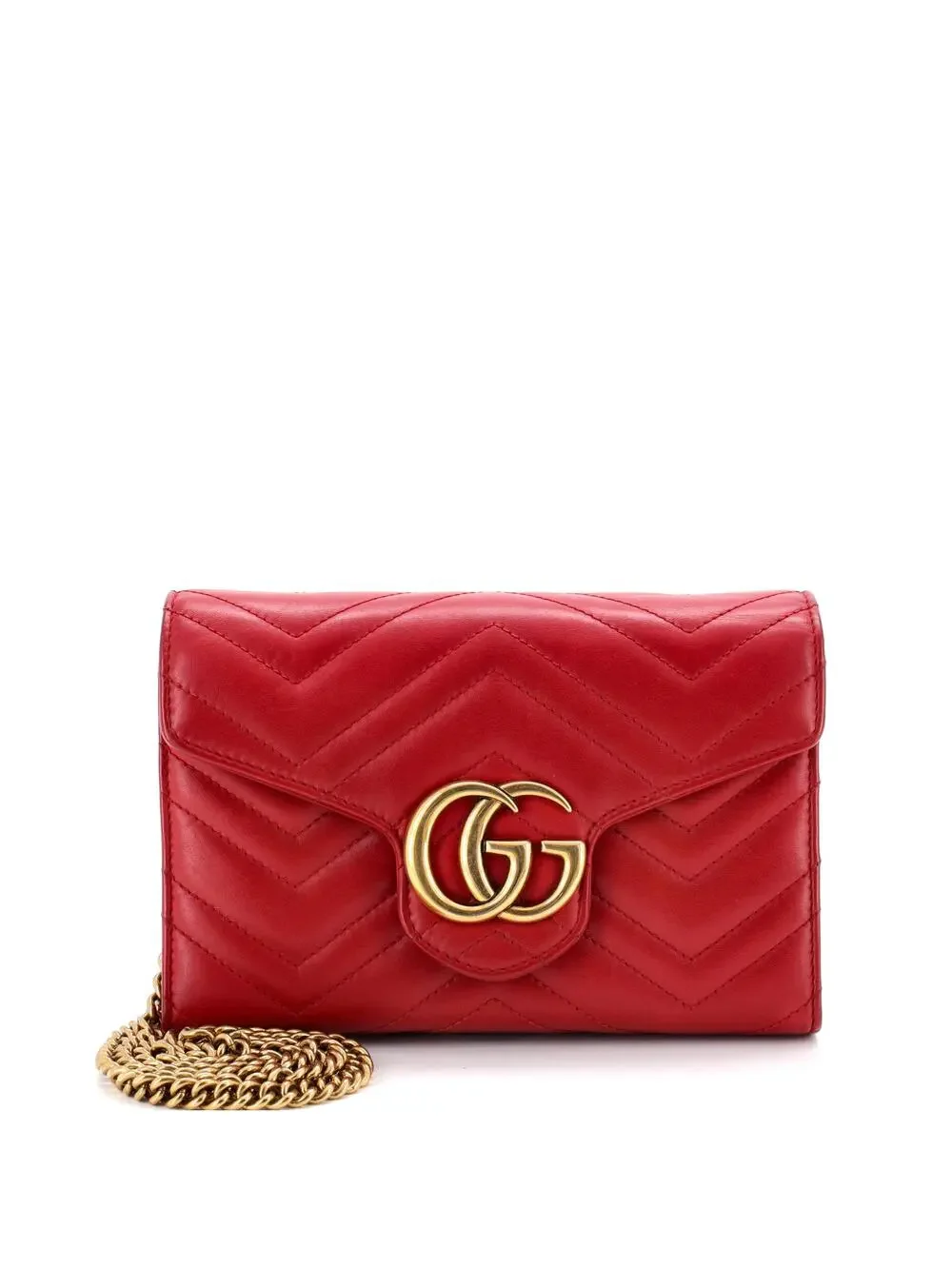 Gucci Gg Marmont Chain Wallet Matelasse #294344G94B